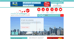 Desktop Screenshot of medical-colleges.net